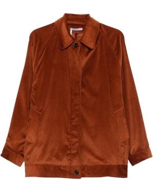 Dusan Corduroy Button-Up Jacket - Brown