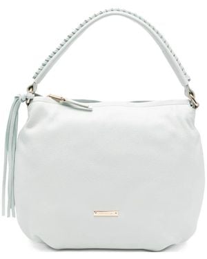 Cromia Logo-Plaque Tote Bag - White
