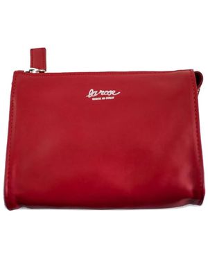 LA ROSE Estuche De Maquillaje De Piel - Rojo