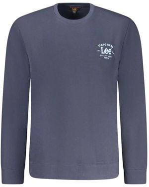 Lee Jeans Logo-Print T-Shirt - Blue
