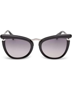 Max Mara Eyewear Lunettes De Soleil À Monture Papillon - Noir
