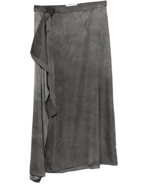 Christian Wijnants Scala Ruffle-Detail Midi Skirt - Grey