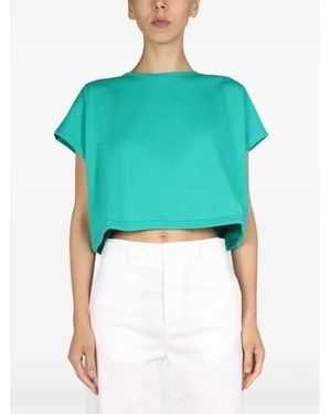 Department 5 Yumana Tie-Detail T-Shirt - Green