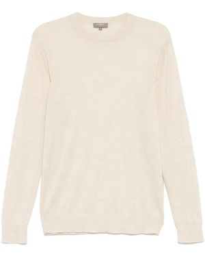 N.Peal Cashmere Covent FG Pullover mit rundem Ausschnitt - Natur