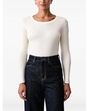 Mos Mosh Mmmali Ribbed Long-Sleeve T-Shirt - White