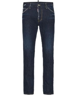 DSquared² Distressed-Detail Jeans - Blue