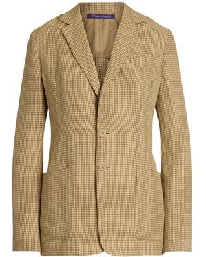 Ralph Lauren Hailey Tweed Blazer - Natural