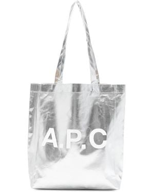 A.P.C. Tote Bags - White