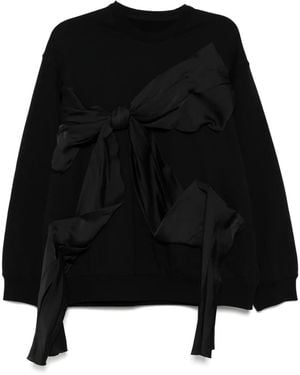 JNBY Bow Detailing Sweatshirt - Black