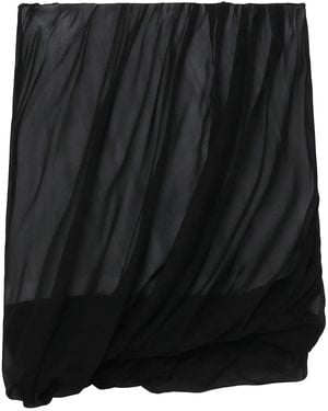 Helmut Lang Bubble Gathered Miniskirt - Black