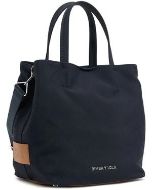 Bimba Y Lola Large Chihuahua Tote Bag - Blue