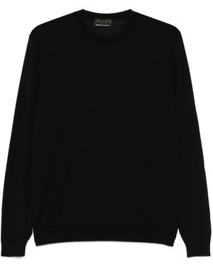 Dell'Oglio Pull En Maille Fine - Noir
