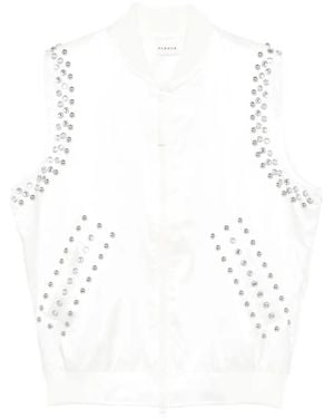 P.A.R.O.S.H. Studded Gilet - White