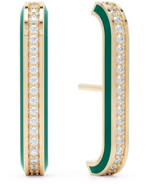 LOEV 18Kt Eternity Diamond Ear Cuffs - White