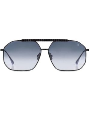 Anna Karin Karlsson Le Boss 2.0 Geometric-Frame Sunglasses - Blue