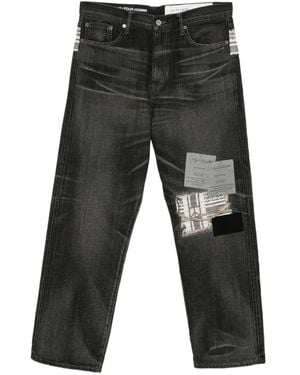 Yohji Yamamoto Nh Savage Five-Pockets Jeans - Grey