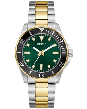 Guess Cliff Two-Tone 41Mm Watch - Metallic