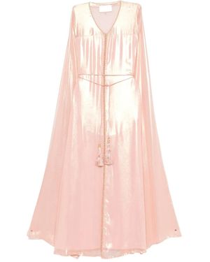 Reem Al Dhaheri Long-Sleeved Kafta - Pink