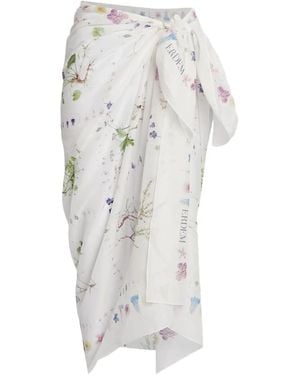 Erdem Floral-Print Cover-Up - White