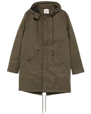 Anerkjendt Chaqueta con capucha y cordones en el dobladillo - Verde