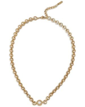 Trussardi Verzierte Halskette - Mettallic