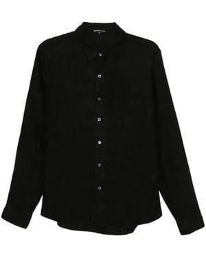 James Perse Chemise En Lin - Black