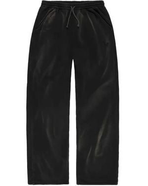 ALEXANDER DIGENOVA Drawstring-Waist Track Pants - Black