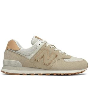 New Balance 574 Panelled Trainers - White