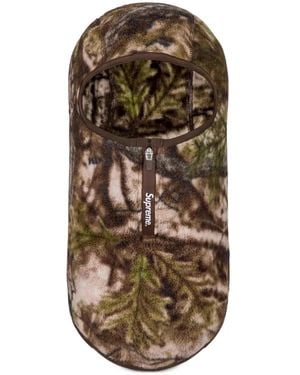 Supreme Pasamontañas Polartec Con Estampado Militar - Marrón
