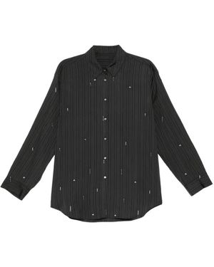 JNBY Embellished Striped Shirt - Black