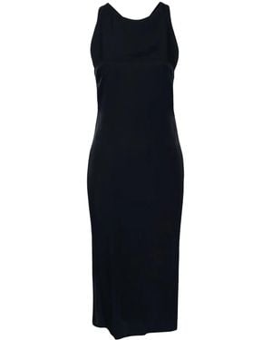 Gauchère Sleeveless Midi Dress - Blue