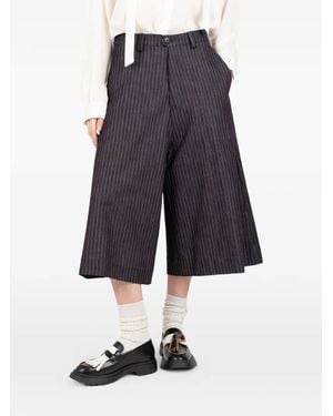 Societe Anonyme Pinstripe Shorts - Blue
