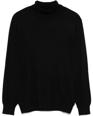Kangra Fine-Knit Jumper - Black