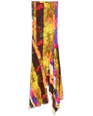 BARBARA BOLOGNA Printed Maxi Skirt - White