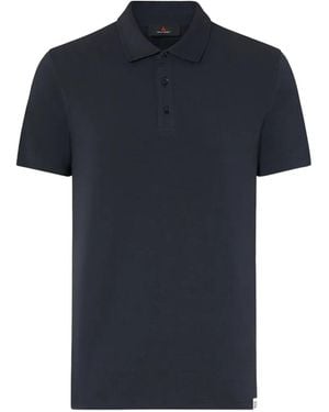 Peuterey Short-Sleeve Polo Shirt - Blue