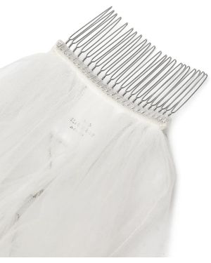 Elie Saab Tulle-Construction Veil - White