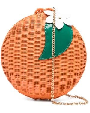 Serpui Pochette À Ornements - Orange