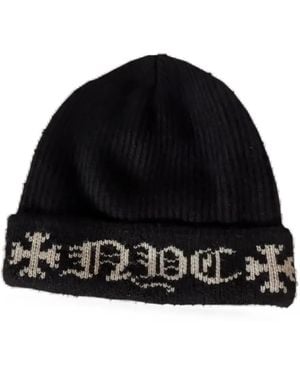 Chrome Hearts Big Daddy Nyc Exclusive Knitted Beanie - Black