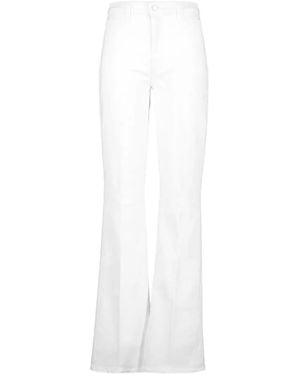 L'Agence Ali Flared Trousers - White