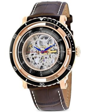 Christian Van Sant Dome 45Mm Watch - Grey