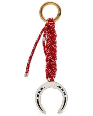 Isabel Marant Braided Horseshoe Keyring - Red