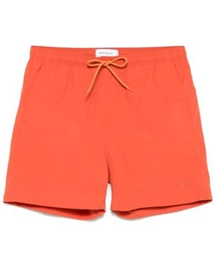 Norse Projects Hauge Badeshorts Aus Recycletem Material - Orange