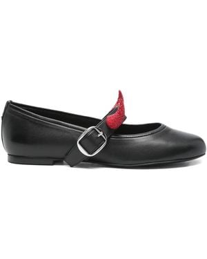 Coperni X Disney Horn Ballet Flats - Black
