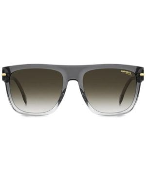 Carrera Sonnenbrille Mit Eckigem Gestell - Grau