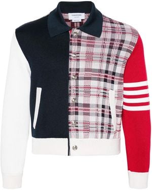 Thom Browne 4bar ボンバージャケット - ブルー