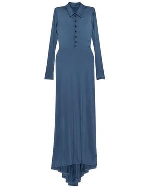 Kiki de Montparnasse Button-Down Shirtdress - Blue