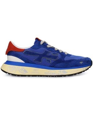 Premiata Sneakers Lauryn 8181 Con Applicazione Logo - Blu