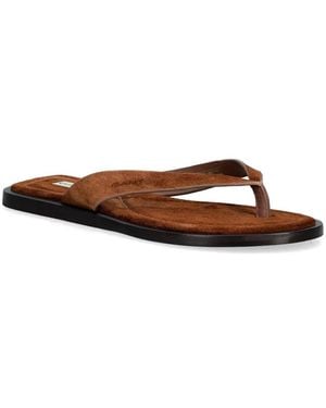 GANT Suede Flip-Flops - Brown