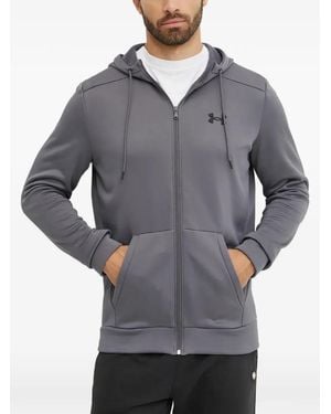 Under Armour Logo Zip Hoodie - Gray
