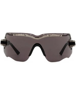Kuboraum E15 Geometric-Frame Sunglasses - Grey